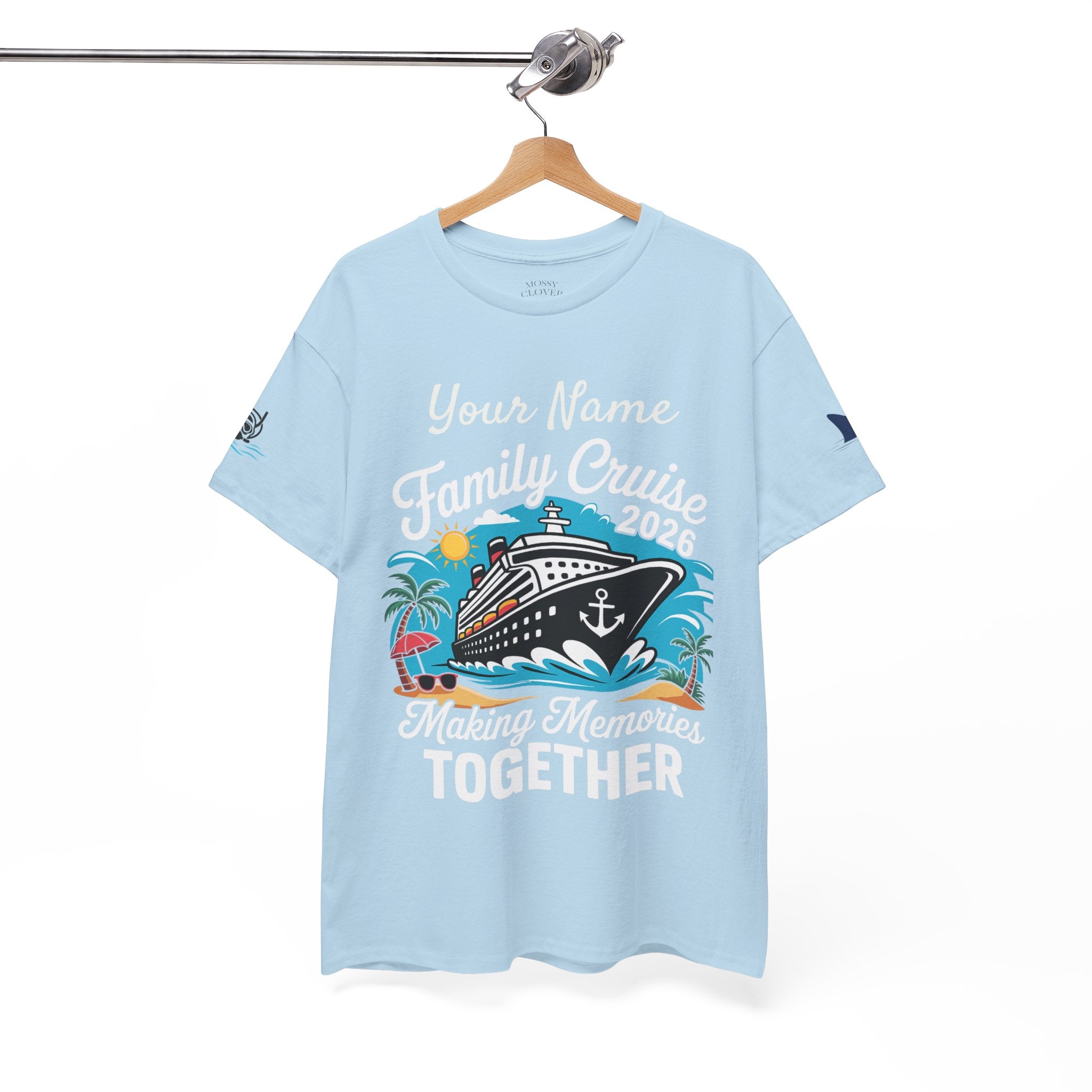 Family Cruise T‑Shirt — Customizable 'Making Memories Together' Cruise Vacation Tee