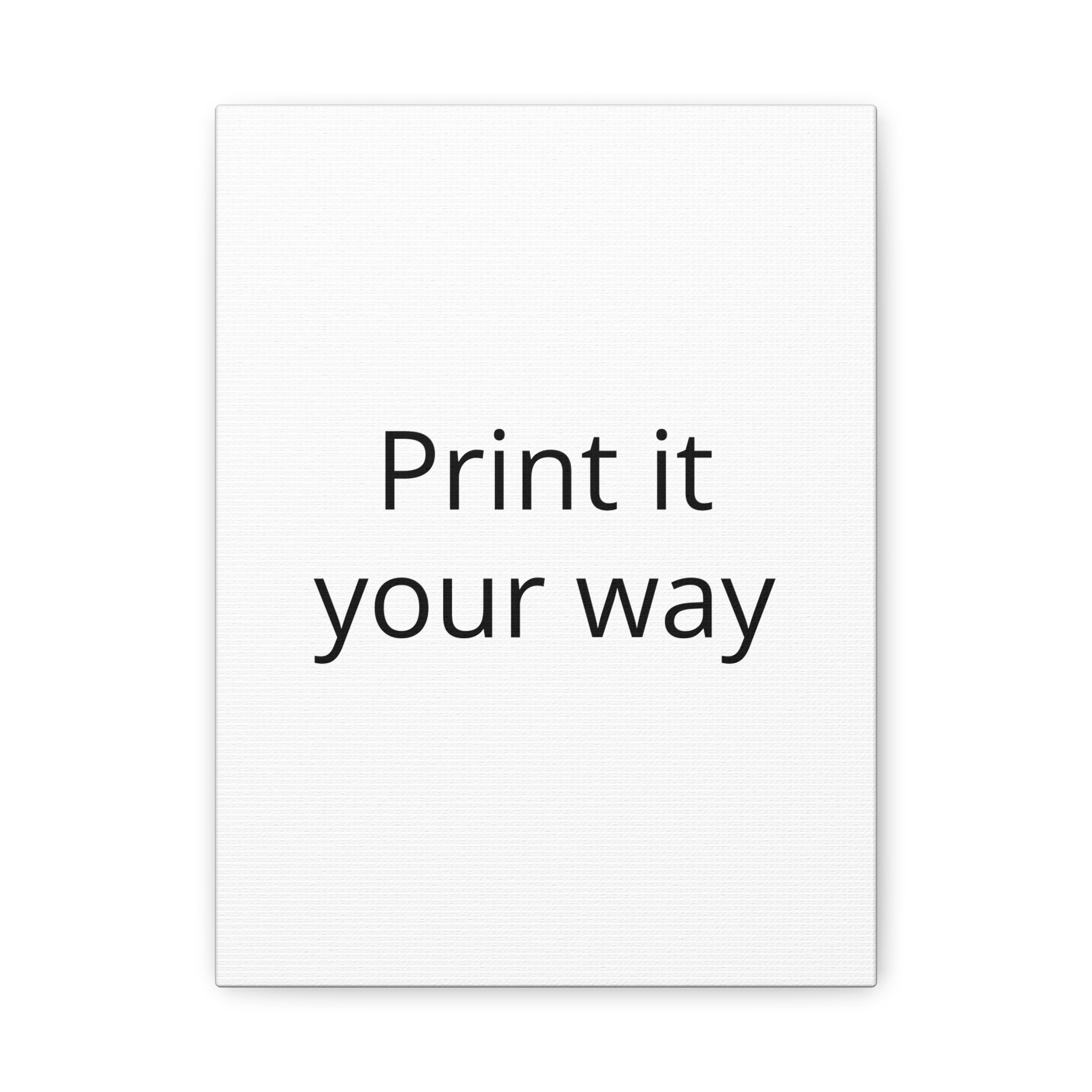 Matte Canvas, Stretched, 1.25"