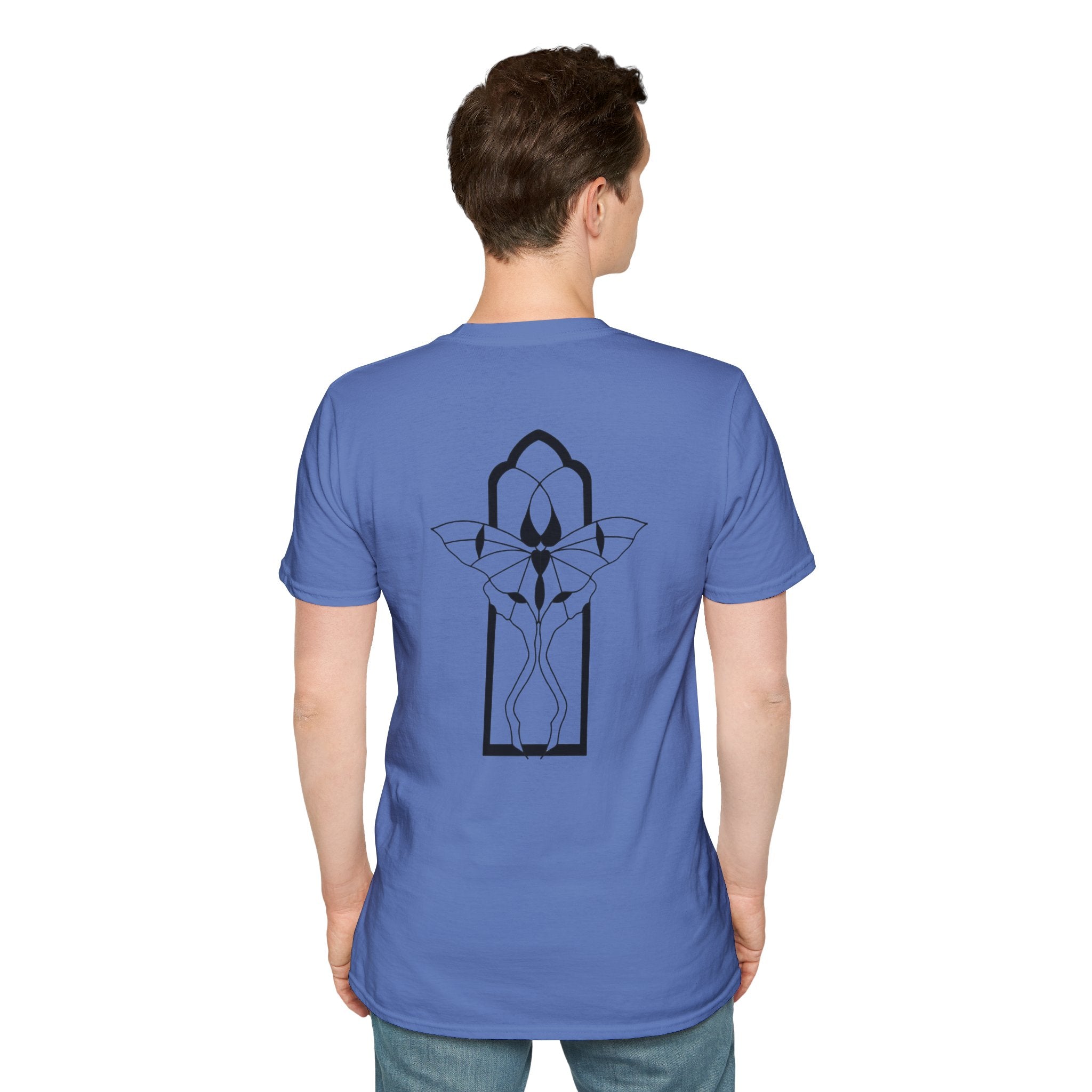 Graphic Tee —AT design 3 ~ Stained Glass Moth
