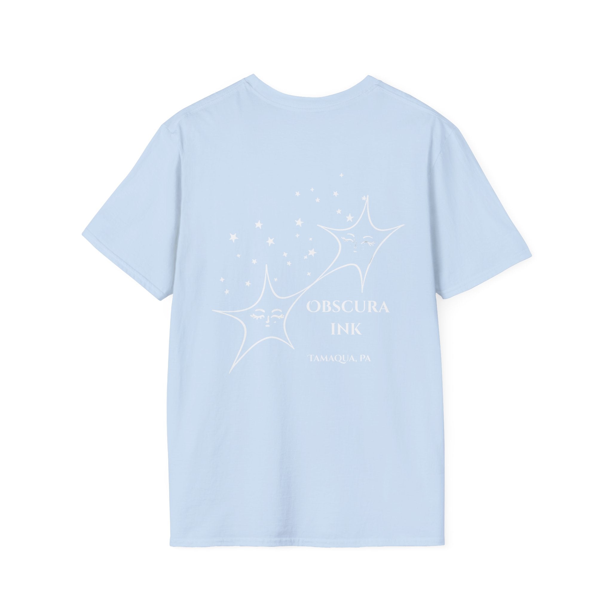 Stars logo ~ Back ~ Obscura Ink Signature Tee