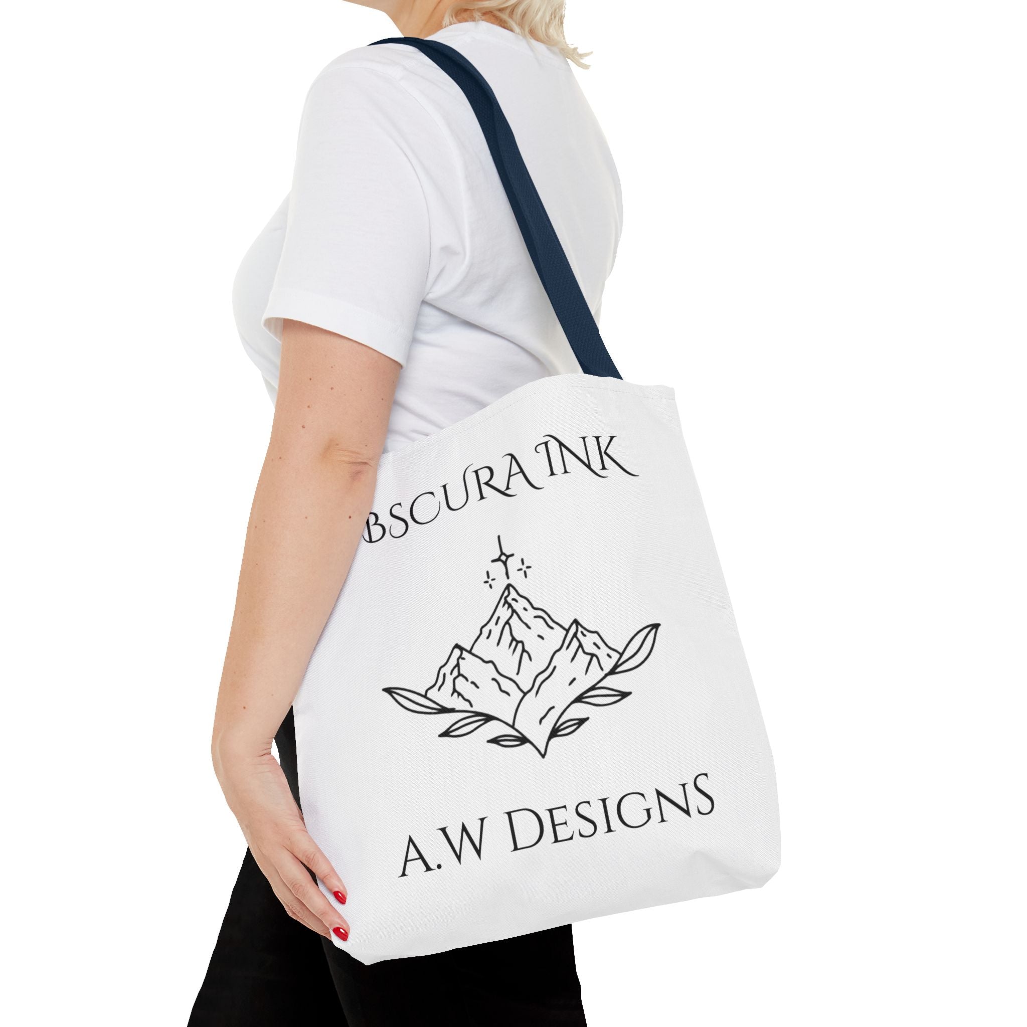 Obscura Ink Compass Tote Bag — Gothic Star Logo Canvas Tote
