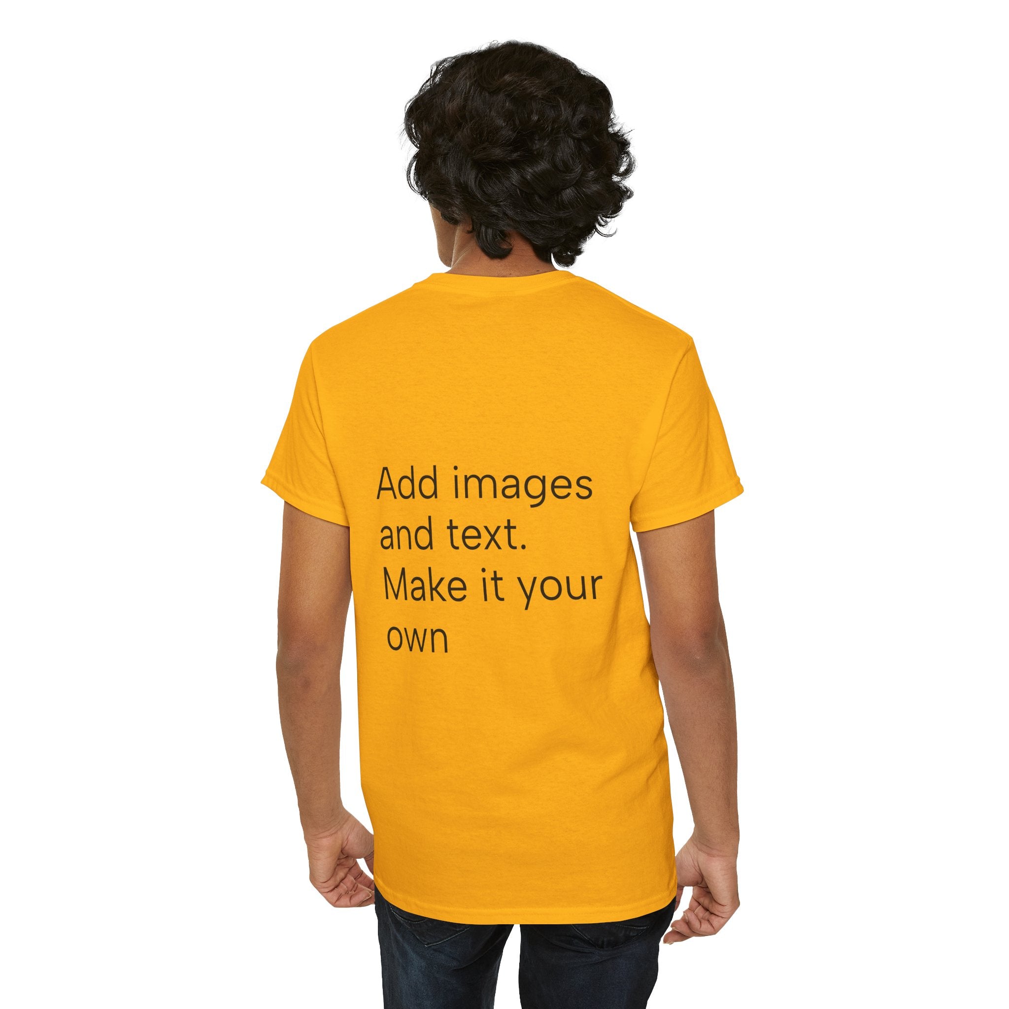 Customizable T‑Shirt – "Upload Your Designs and Watch Them Come to Life"