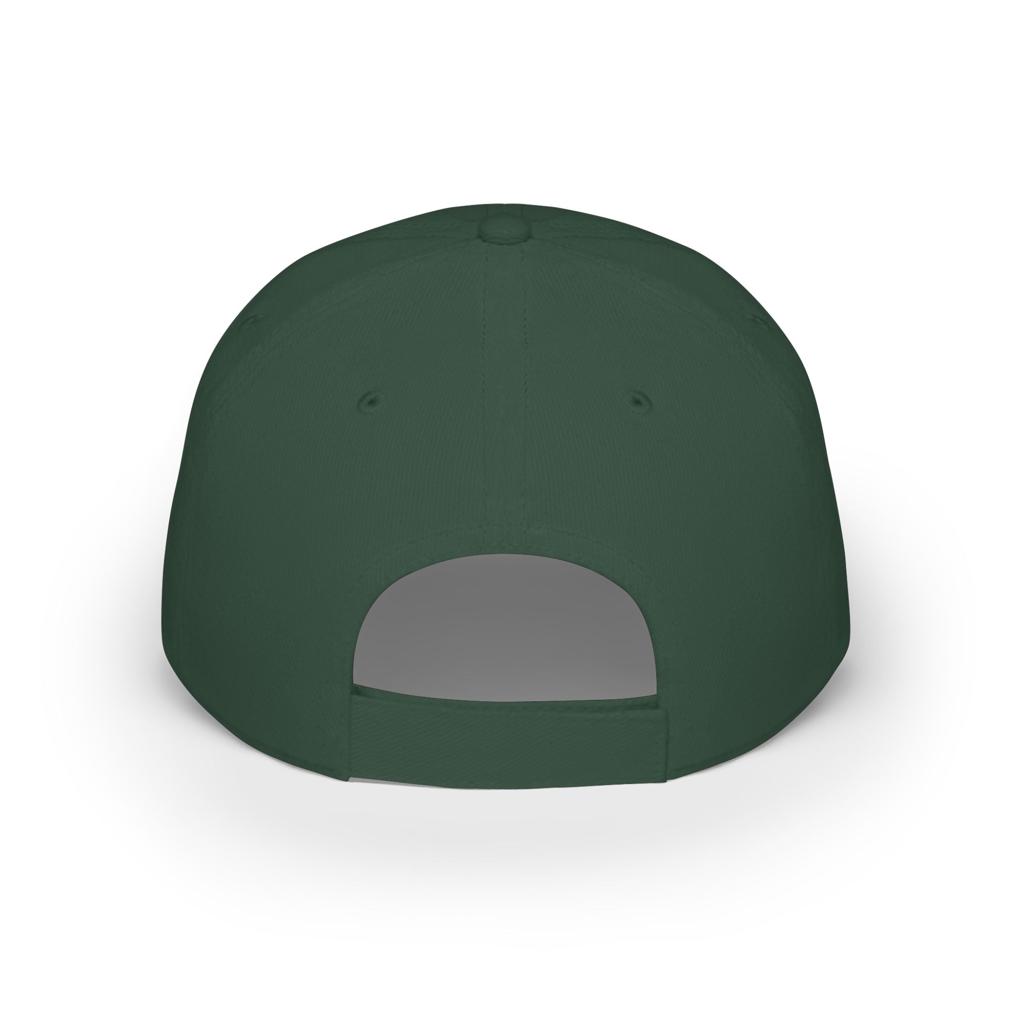 Fishing Dad Low Profile Baseball Cap — 'DAD' Silhouette Hat for Father's Day & Outdoors