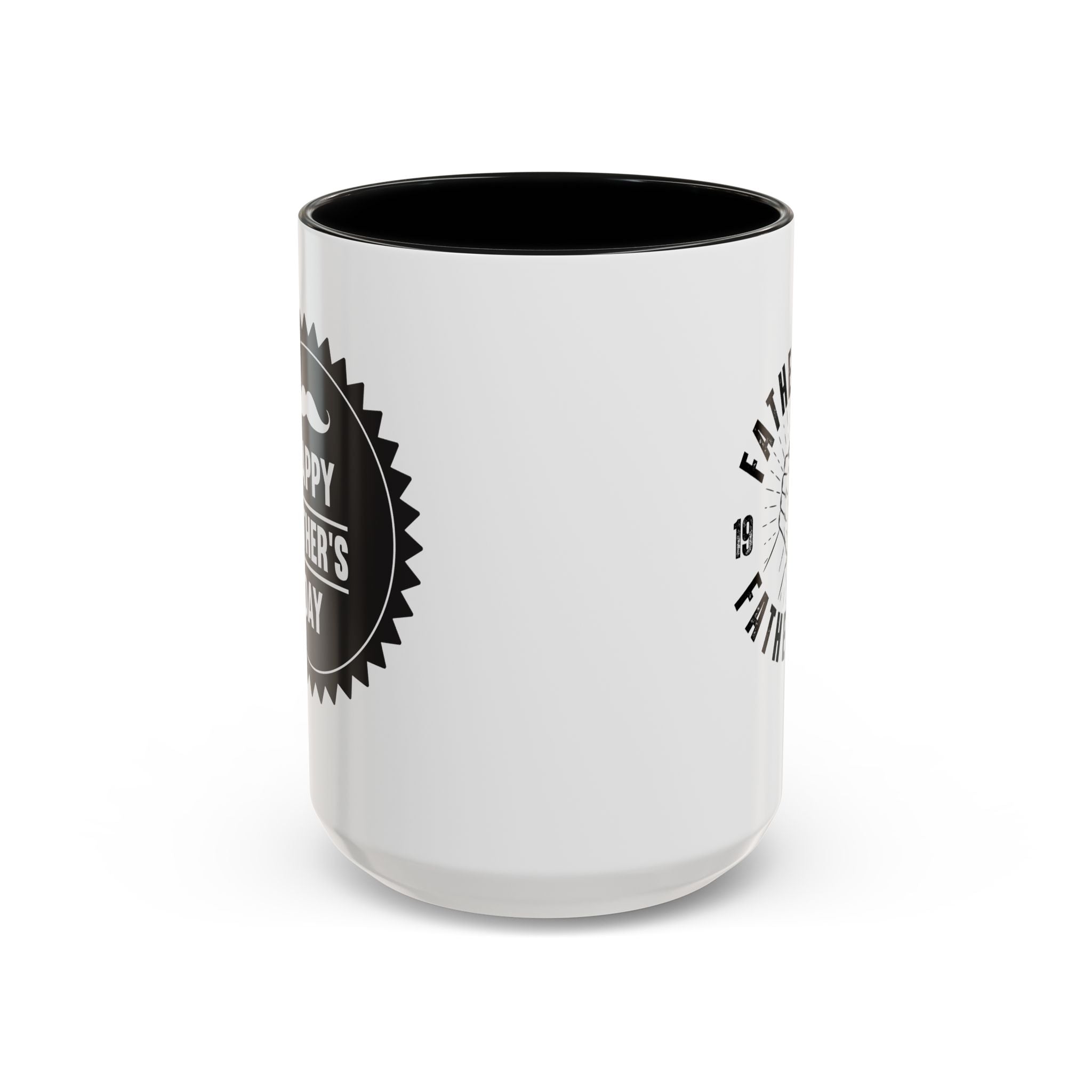 Fatherhood Coffee Mug – Vintage Hands Embrace 11/15oz Accent Mug (Best Dad Gift)