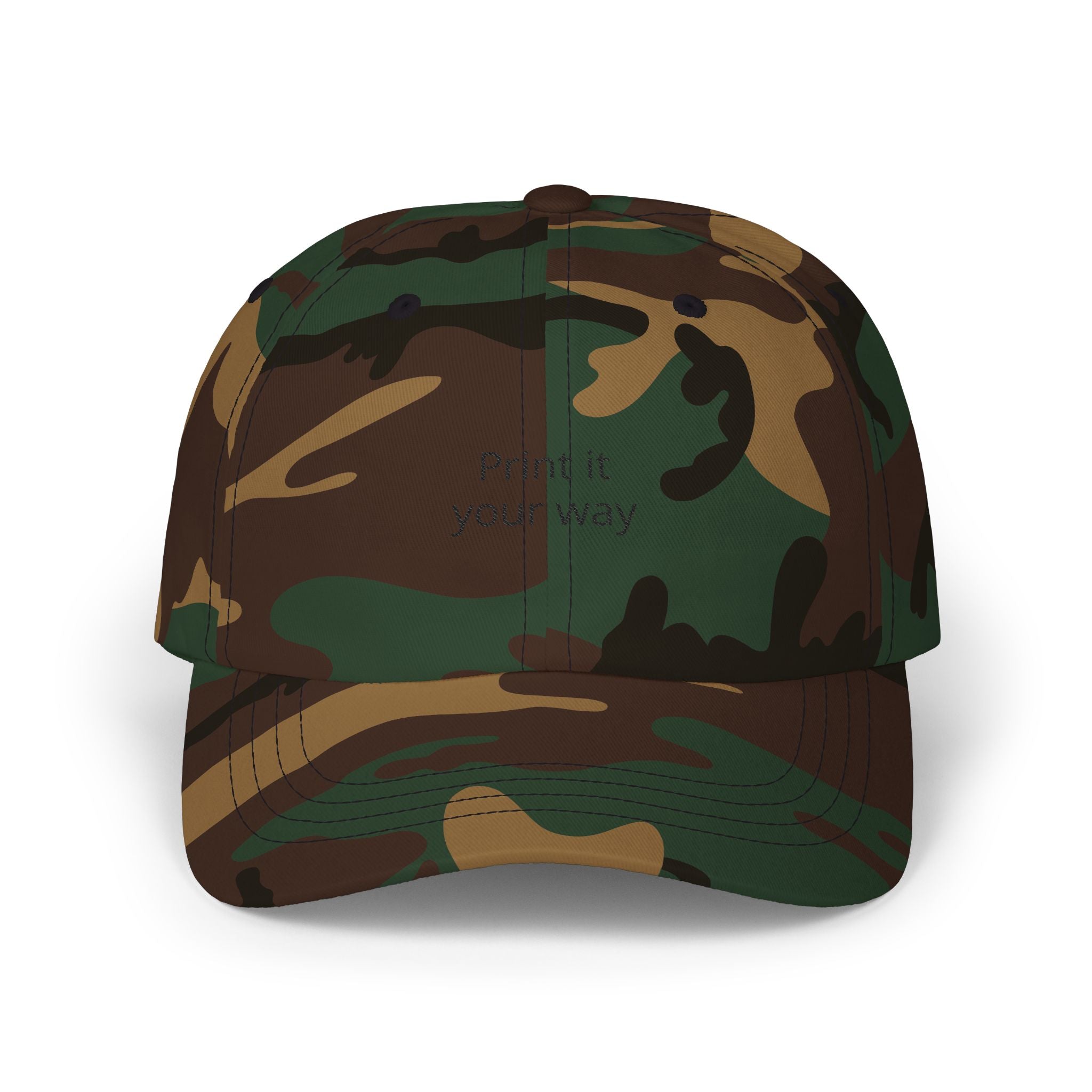 'Print it your way' Embroidered Hat