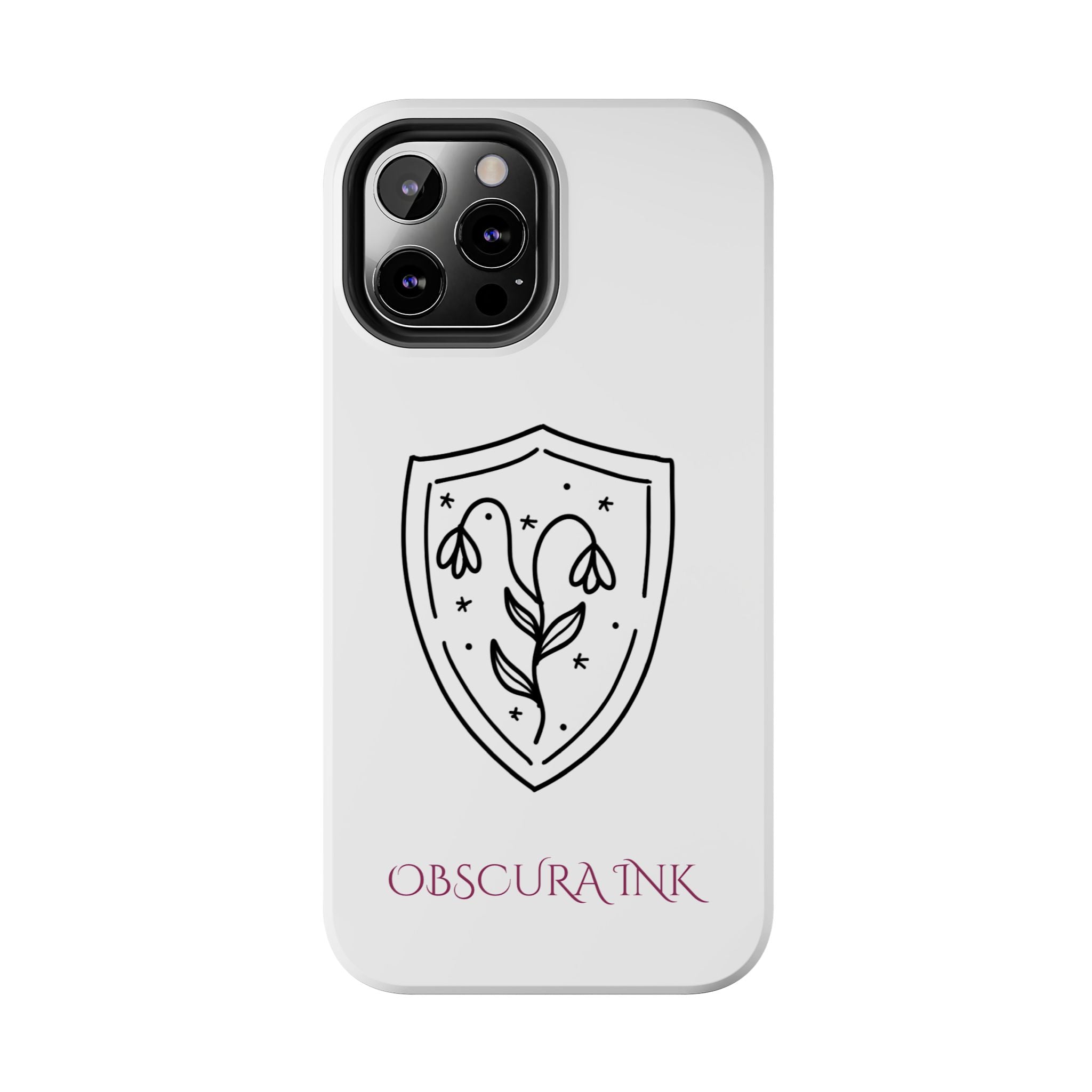 Tough Phone Case — Obscura Ink Shield Design