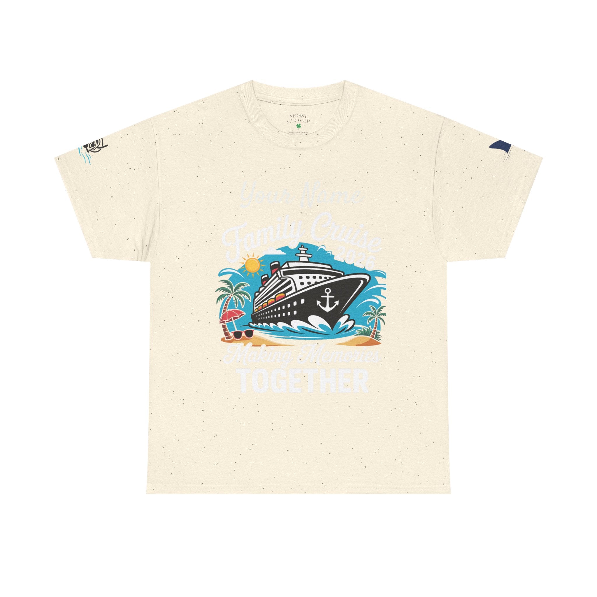 Family Cruise T‑Shirt — Customizable 'Making Memories Together' Cruise Vacation Tee