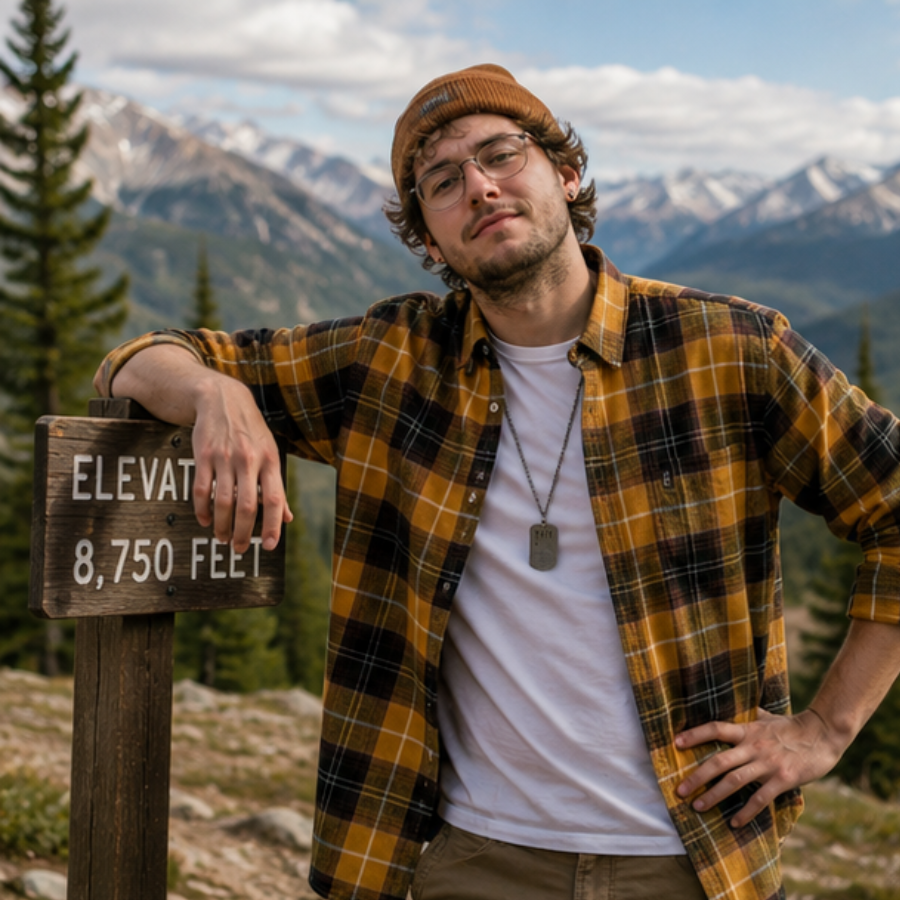 The Mountain Pass Flannel Shirt for Men