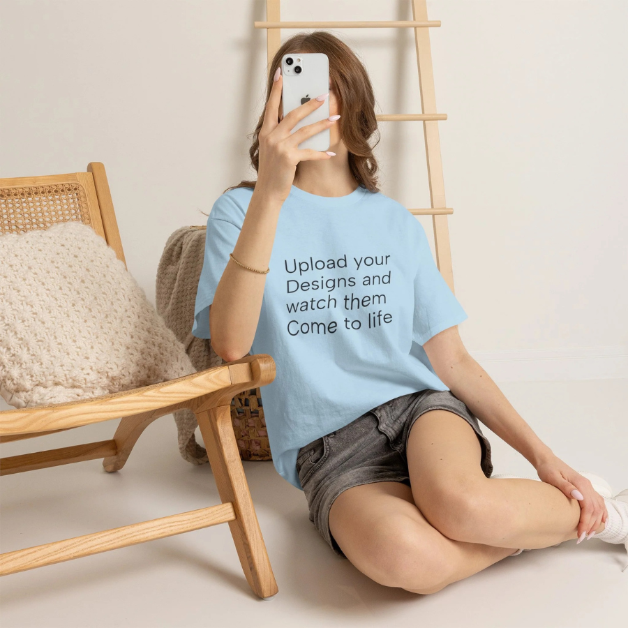 Customizable T‑Shirt – "Upload Your Designs and Watch Them Come to Life"