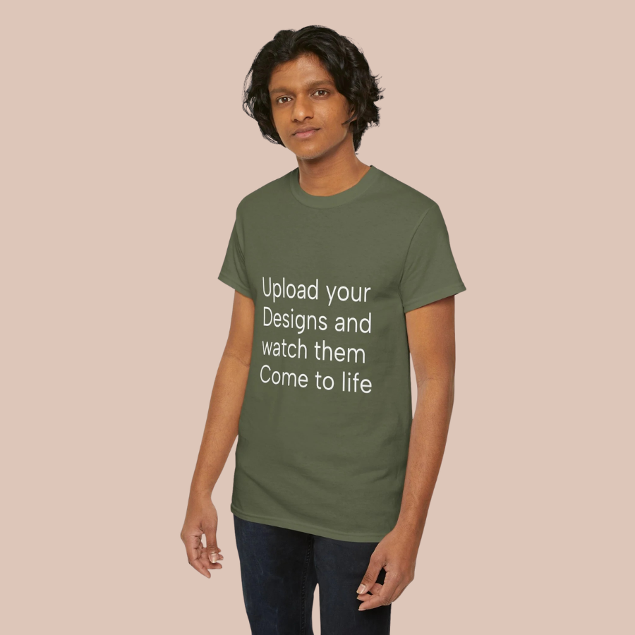 Customizable T‑Shirt – "Upload Your Designs and Watch Them Come to Life"