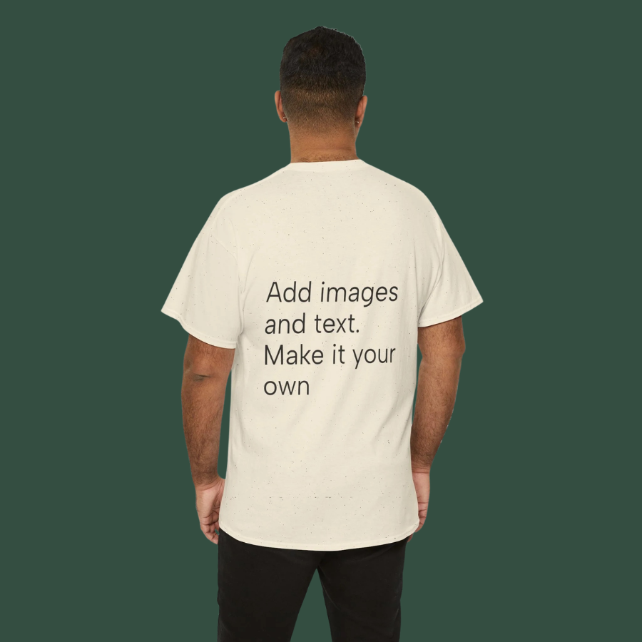 Customizable T‑Shirt – "Upload Your Designs and Watch Them Come to Life"