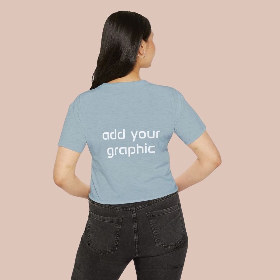 Women's Festival Crop Top — Customizable Graphic Crop Tee