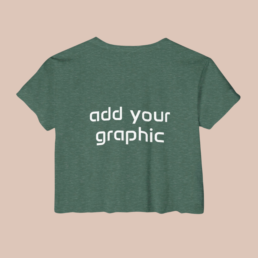 Women's Festival Crop Top — Customizable Graphic Crop Tee
