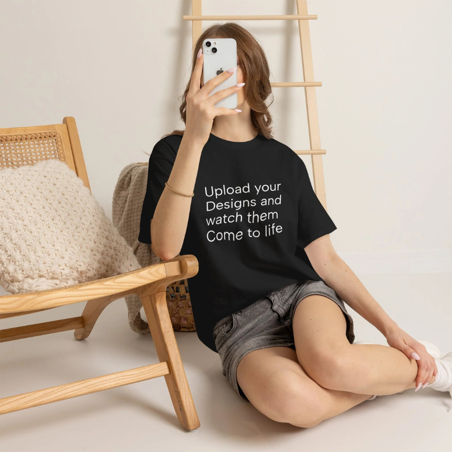 Customizable T‑Shirt – "Upload Your Designs and Watch Them Come to Life"