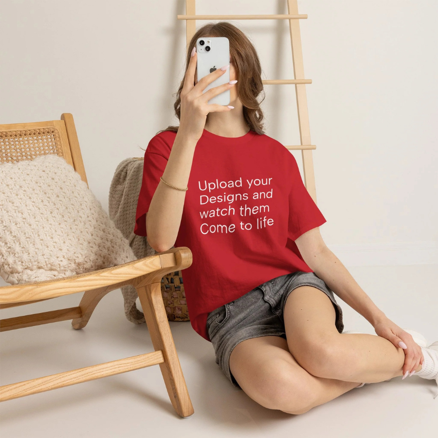 Customizable T‑Shirt – "Upload Your Designs and Watch Them Come to Life"