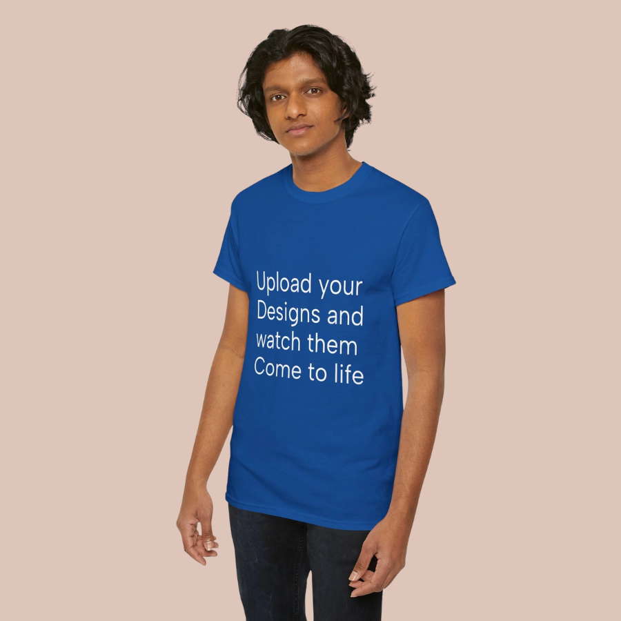Customizable T‑Shirt – "Upload Your Designs and Watch Them Come to Life"
