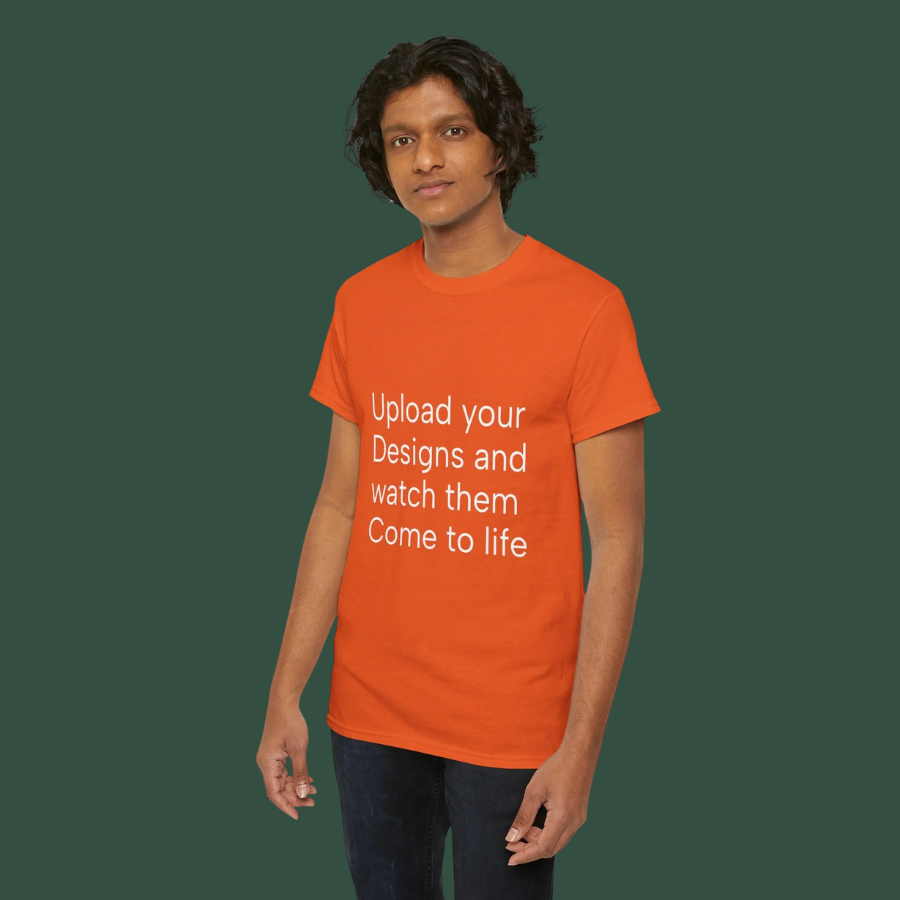 Customizable T‑Shirt – "Upload Your Designs and Watch Them Come to Life"