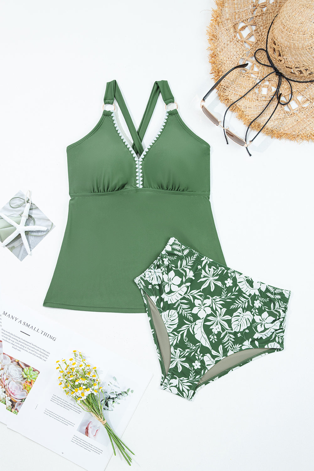 Summer Sage Tankini ~ Swim Set