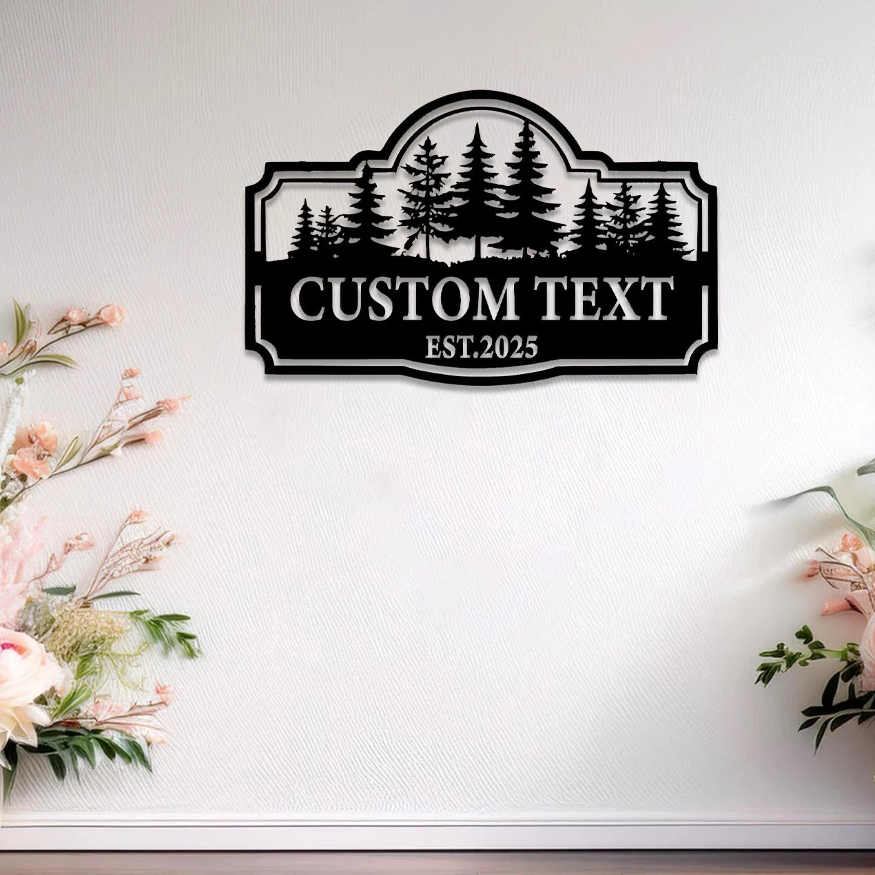 Personalized Cabin Metal Sign