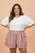 Ruffle up ~ Gingham Shorts