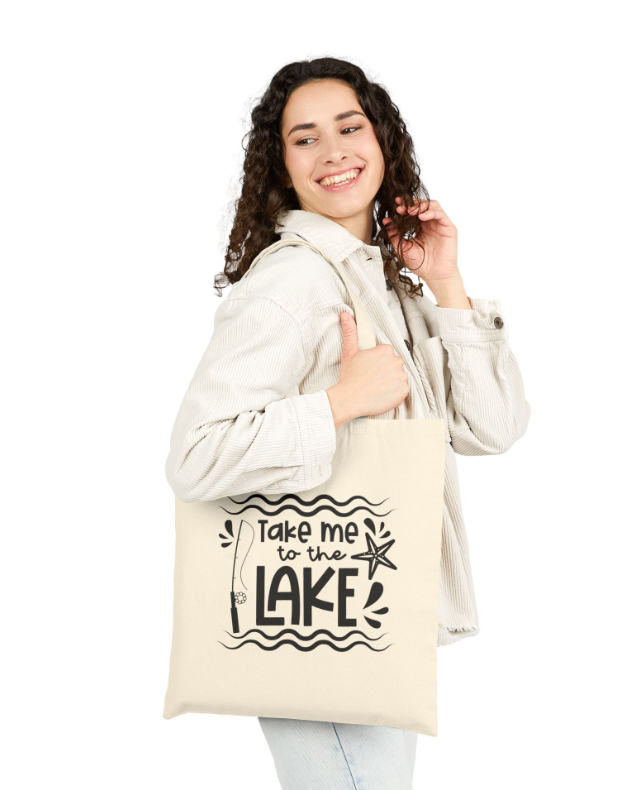 Tote Bag — Personalized Mountain Vacation Canvas Tote (Custom Name/Year)