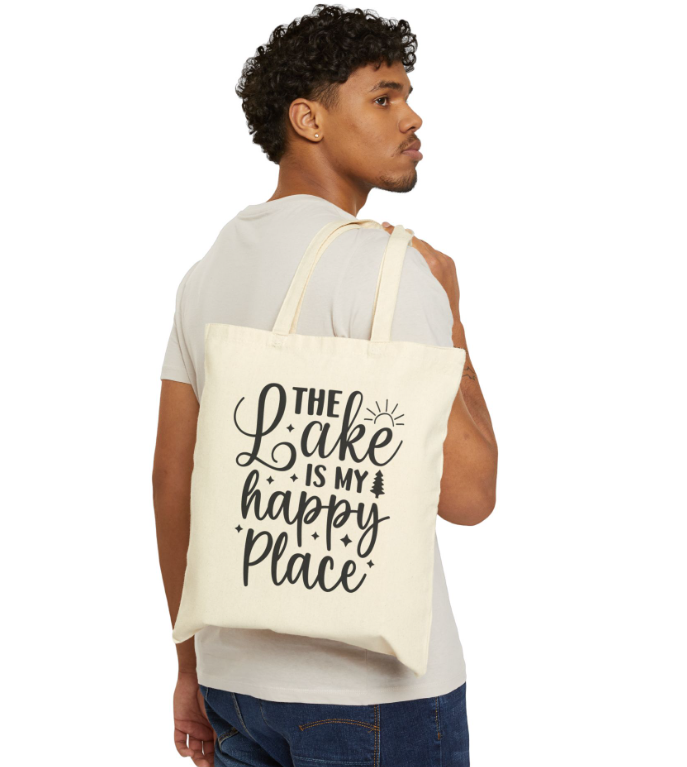 Tote Bag — Personalized Mountain Vacation Canvas Tote (Custom Name/Year)