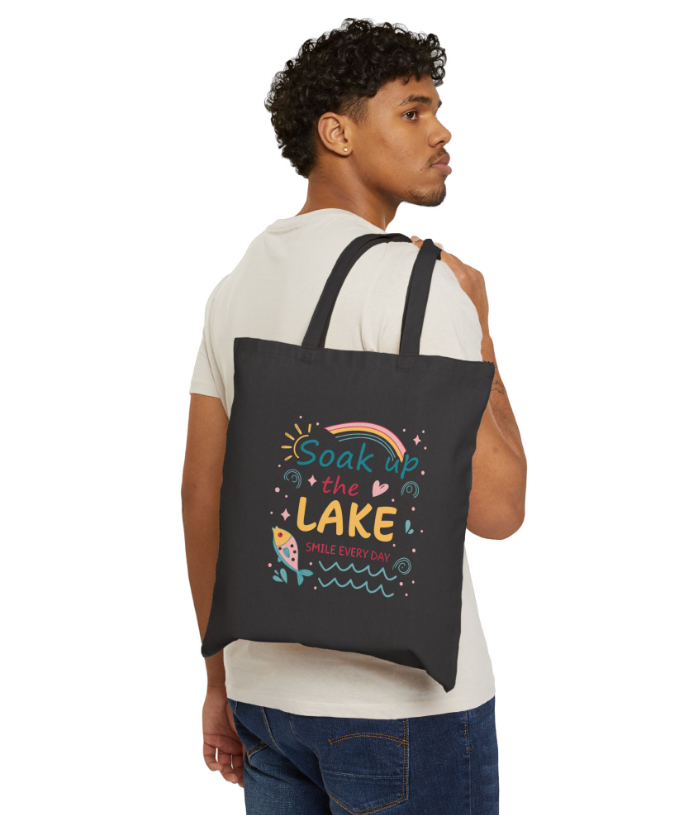 Tote Bag — Personalized Mountain Vacation Canvas Tote (Custom Name/Year)