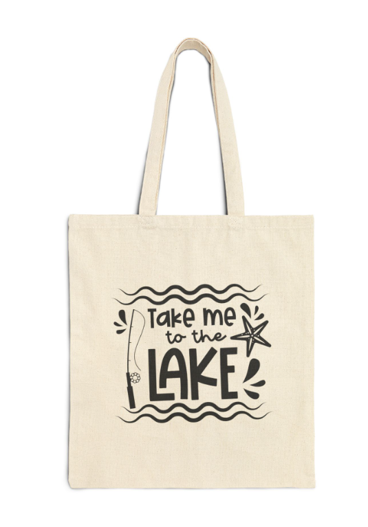Tote Bag — Personalized Mountain Vacation Canvas Tote (Custom Name/Year)
