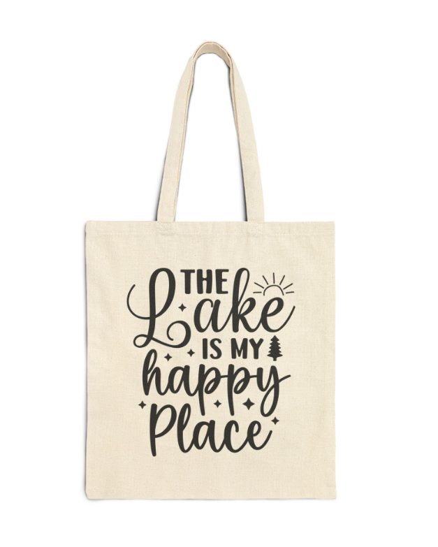 Tote Bag — Personalized Mountain Vacation Canvas Tote (Custom Name/Year)