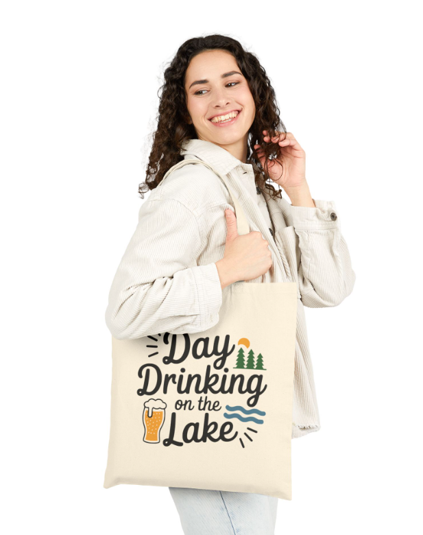 Tote Bag — Personalized Mountain Vacation Canvas Tote (Custom Name/Year)