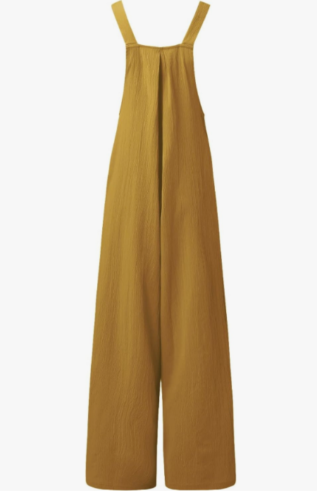 Women’s Linen Blend Wide Leg Jumpsuit – Wanderlight Collection