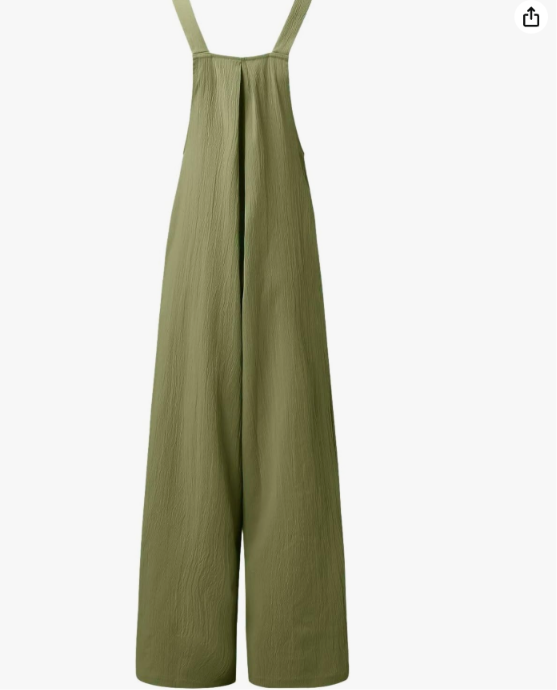 Women’s Linen Blend Wide Leg Jumpsuit – Wanderlight Collection