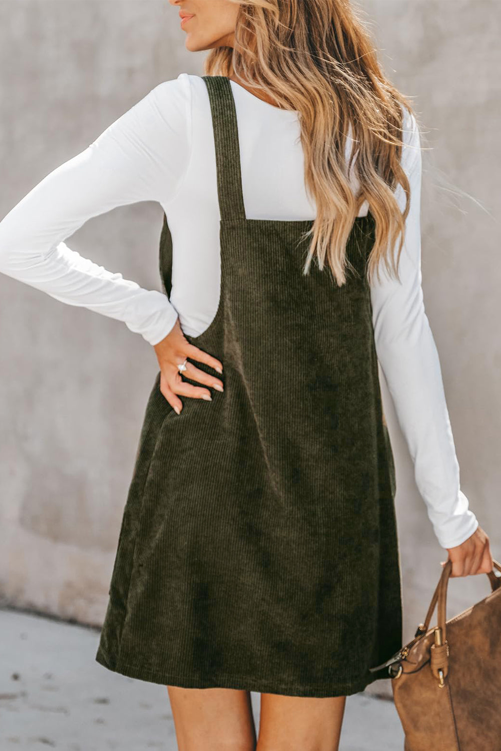 The Orchard - Corduroy Overall Dress