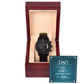 Black Chronograph Watch