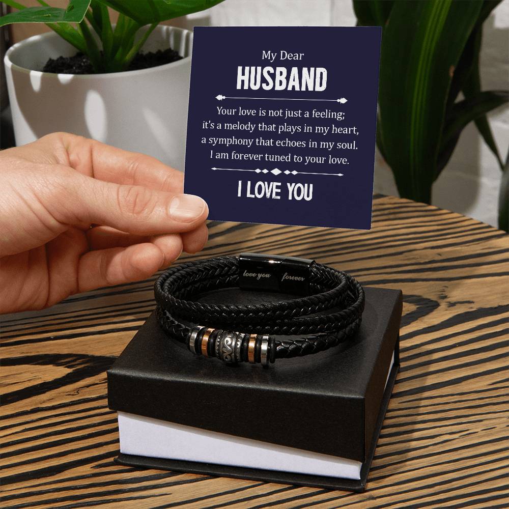 My Dear Husband - Means Leather Bracelet