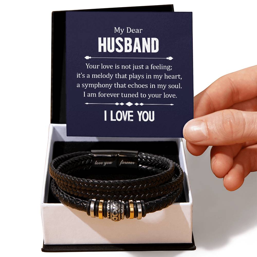 My Dear Husband - Means Leather Bracelet