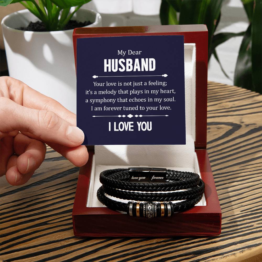 My Dear Husband - Means Leather Bracelet