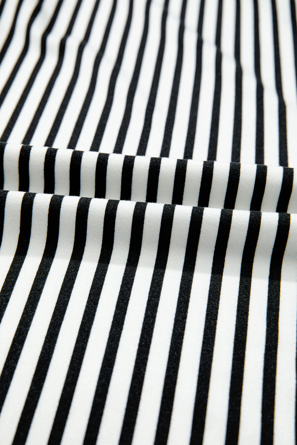 Harbor Stripe ~ Tied High Waist Straight Leg Pants