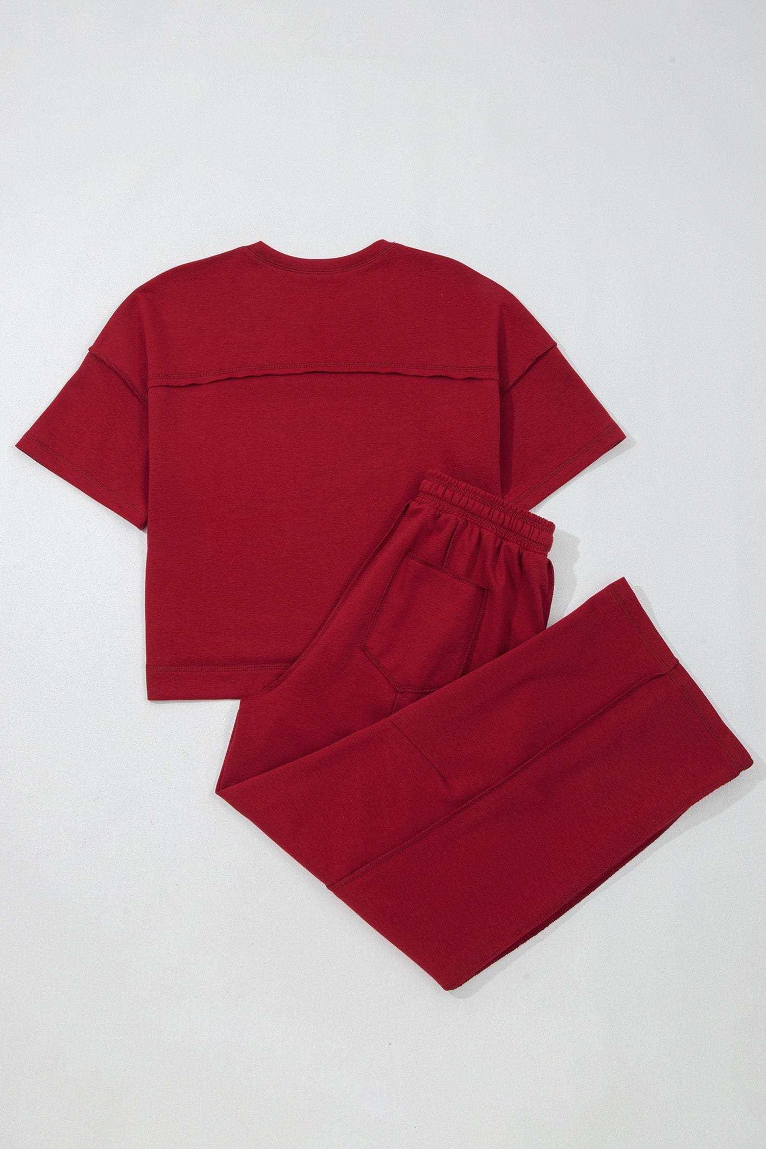 The Morning Meadow Boxy Tee and Barrel Lounge Set for Women