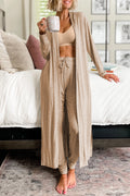 The Sunday Morning Lounge Set - Long Cardigan and Skinny Pants Lounge Set for Women