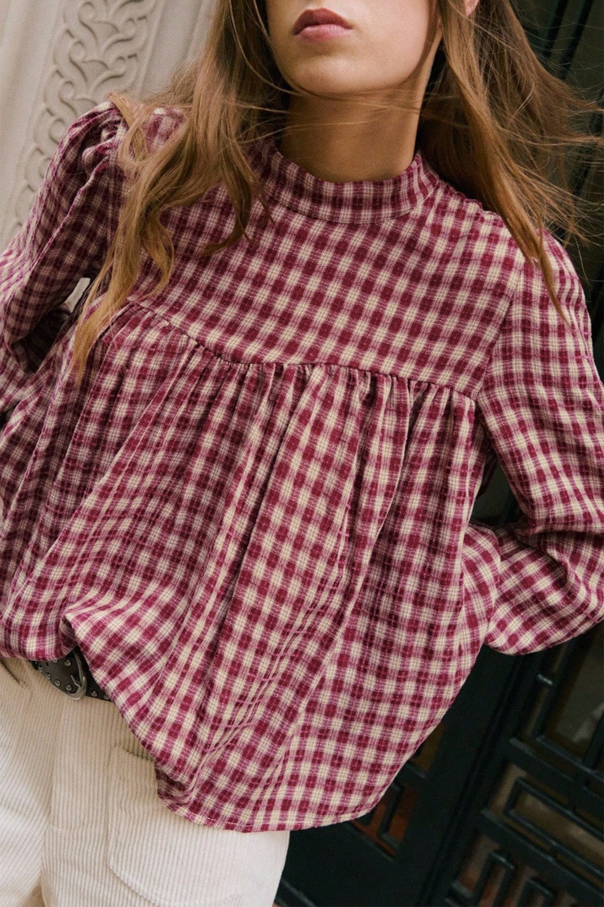 The Orchard Plaid Blouse for Women