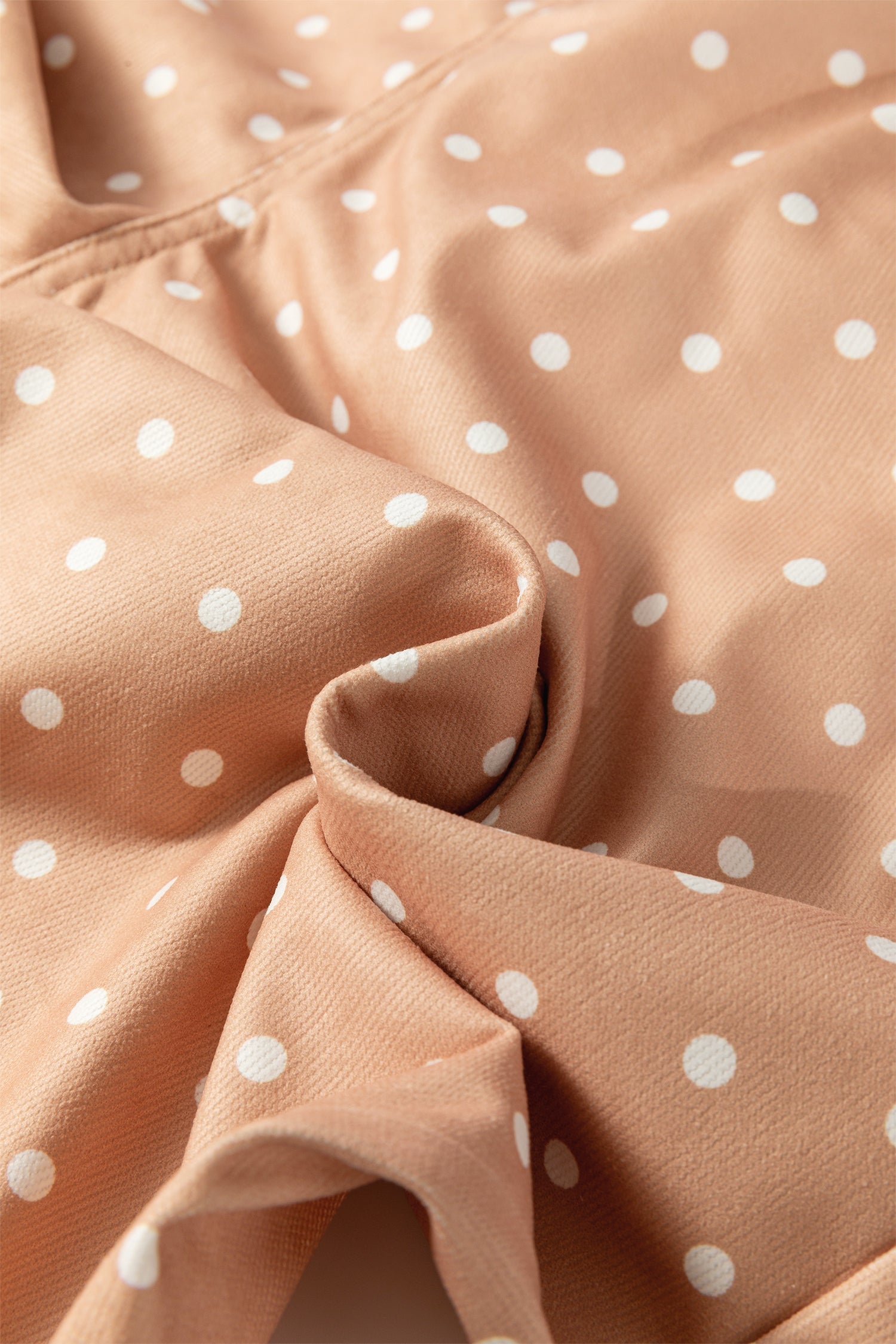 Marina Dot Wide-Leg Trousers — Drawstring High-Waist Pants