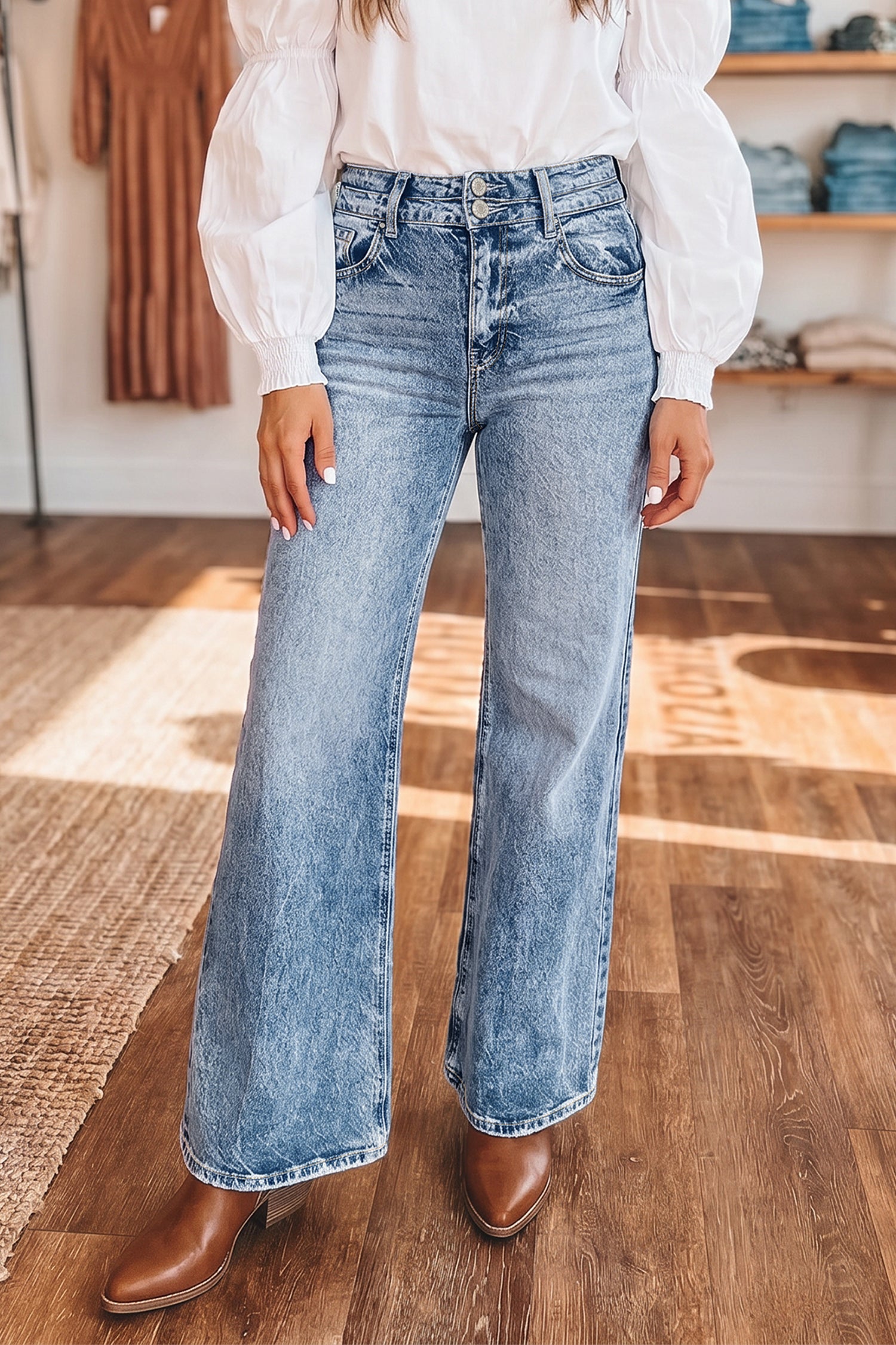 The Blue Ridge Flare Jeans - for Women