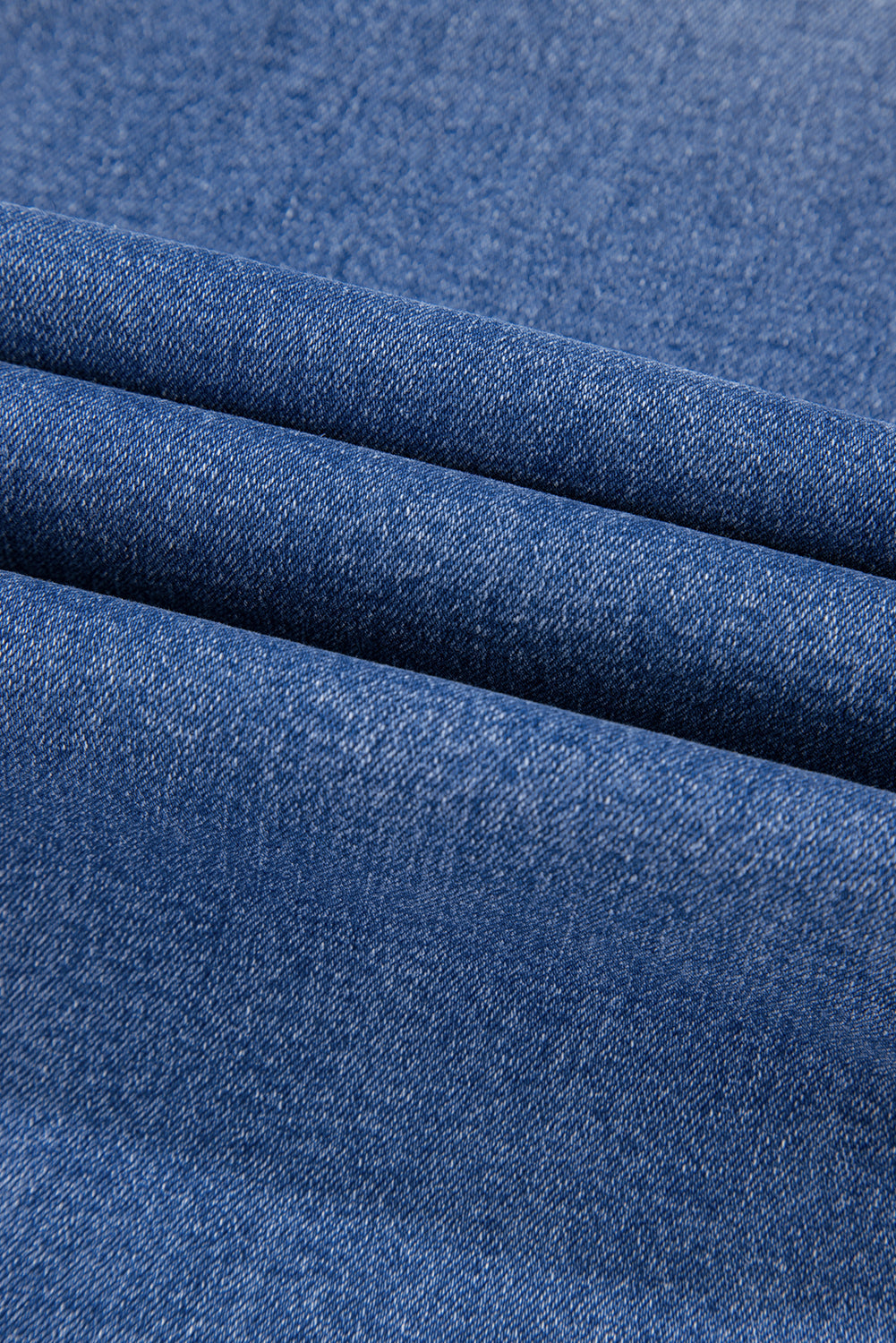 Ridgeway Raw Hem Jeans — High-Rise Straight Leg Denim