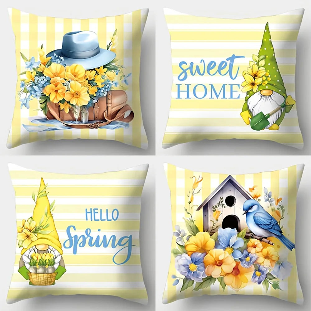 Hello Spring Pillow cover