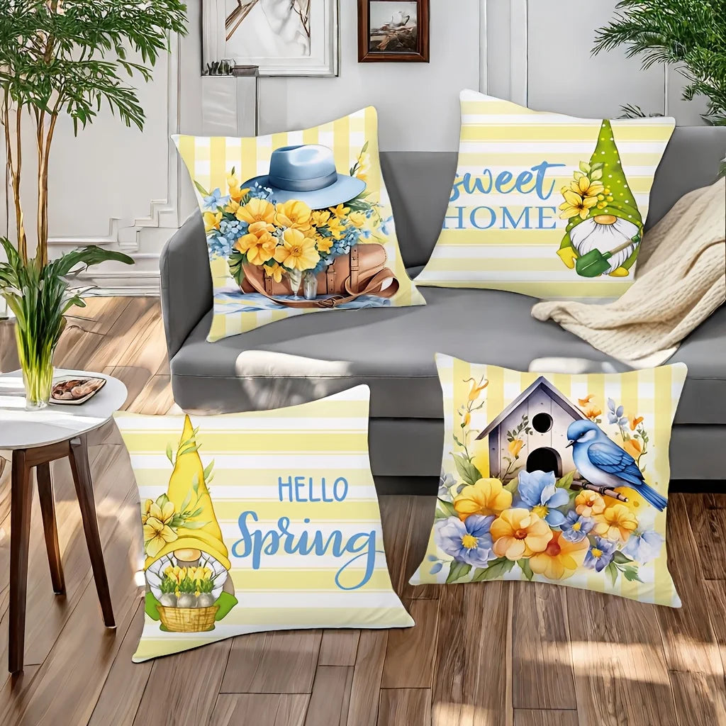 Hello Spring Pillow cover