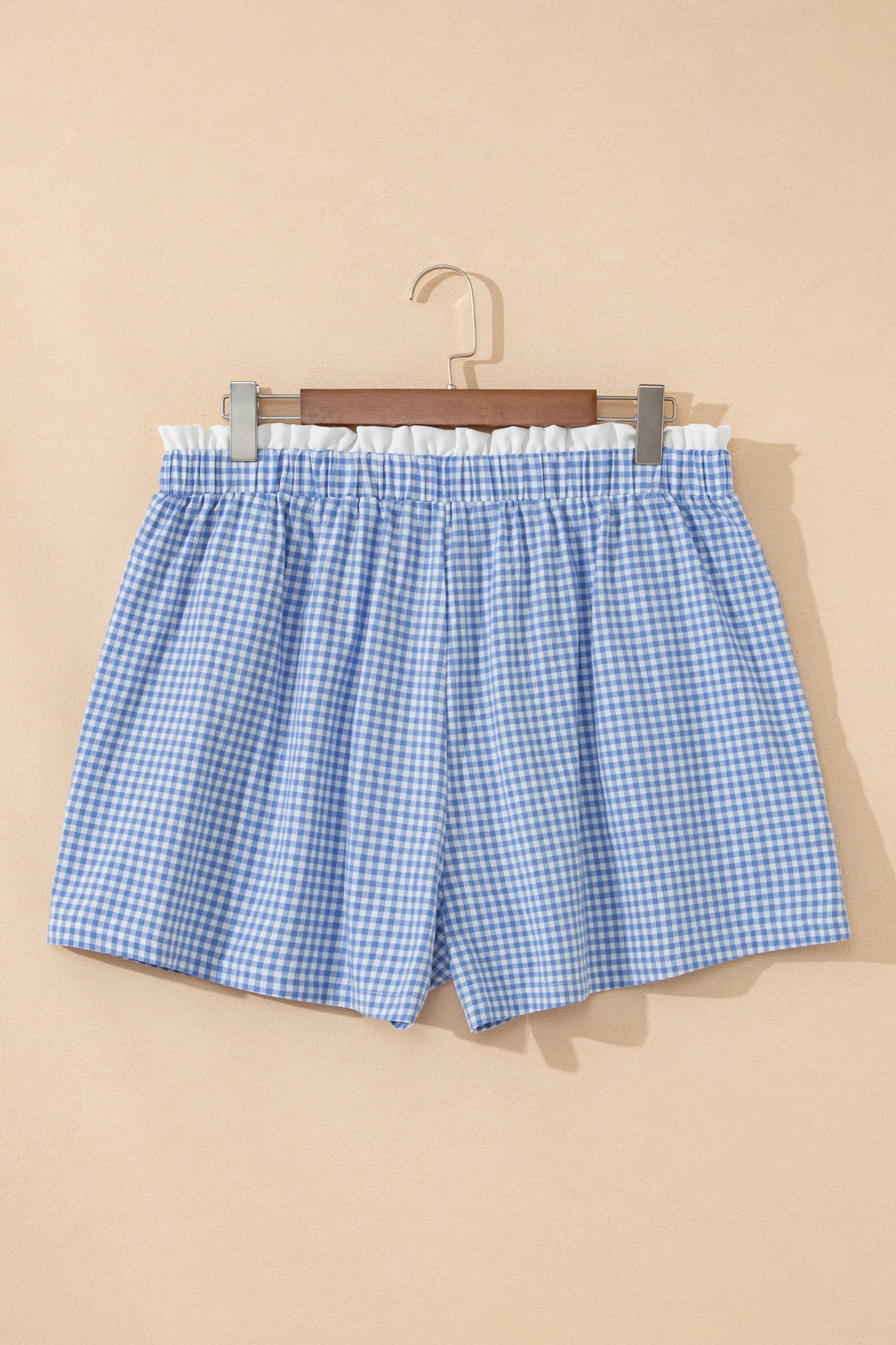 Ruffle up ~ Gingham Shorts