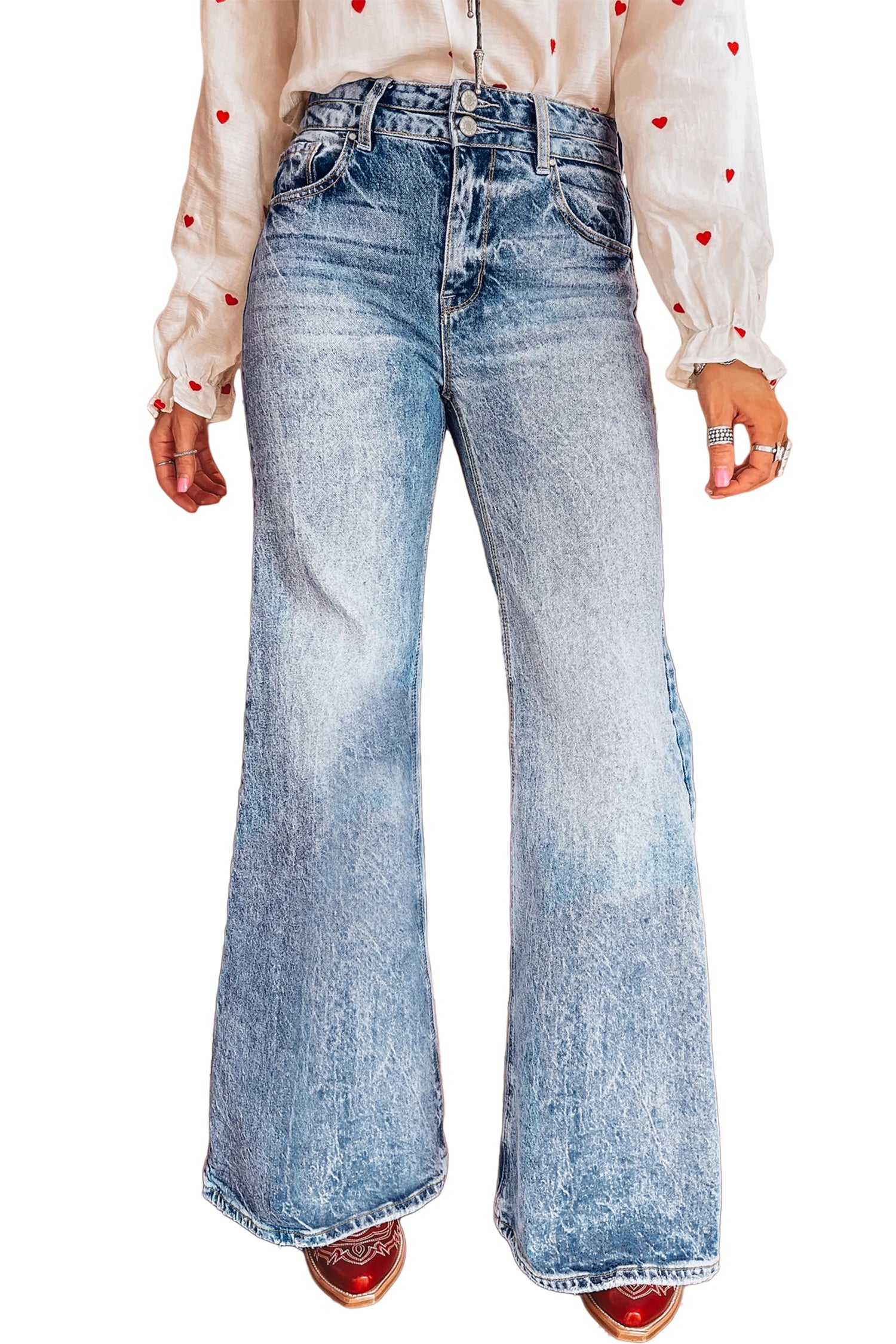 The Blue Ridge Flare Jeans - for Women
