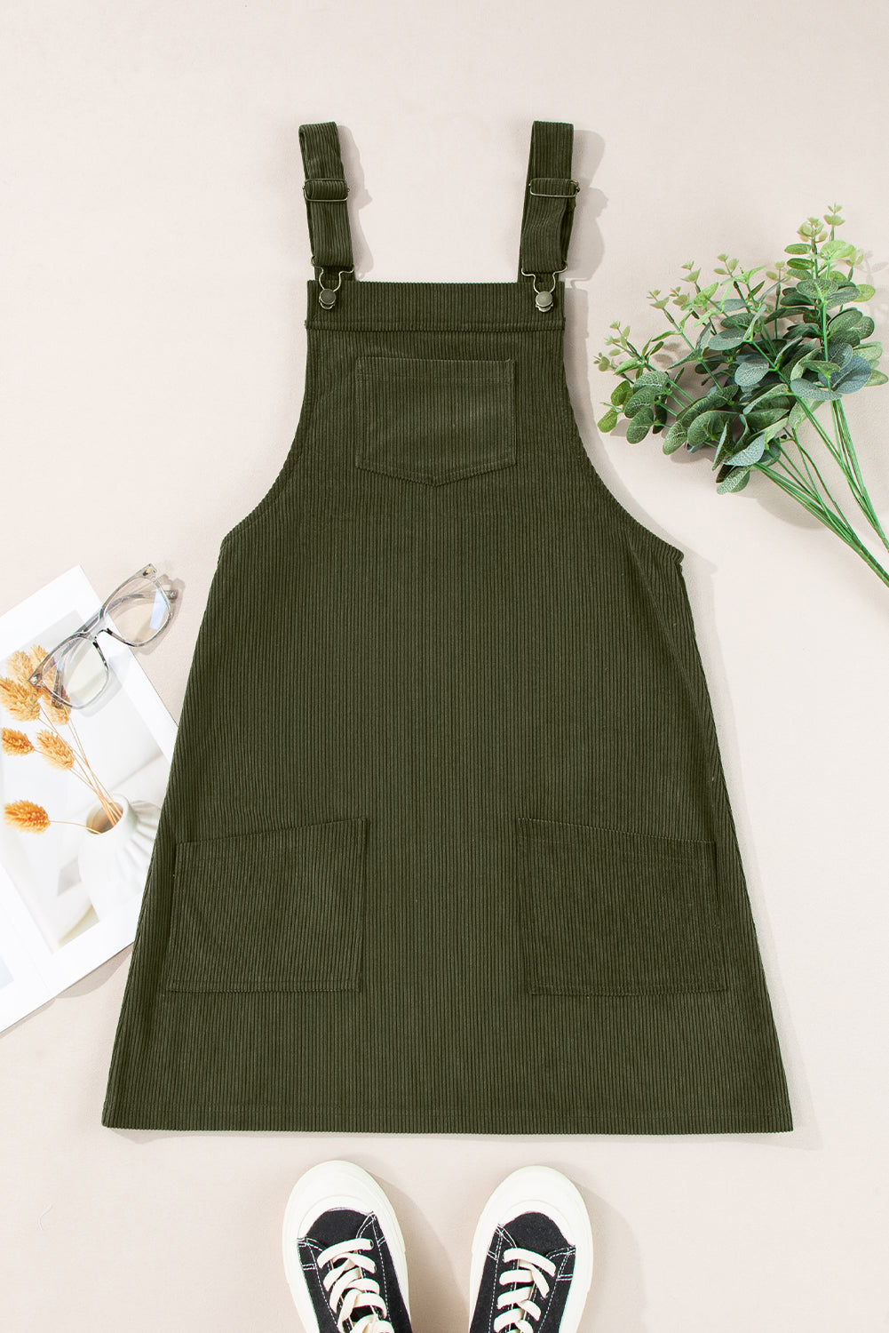 The Orchard - Corduroy Overall Dress
