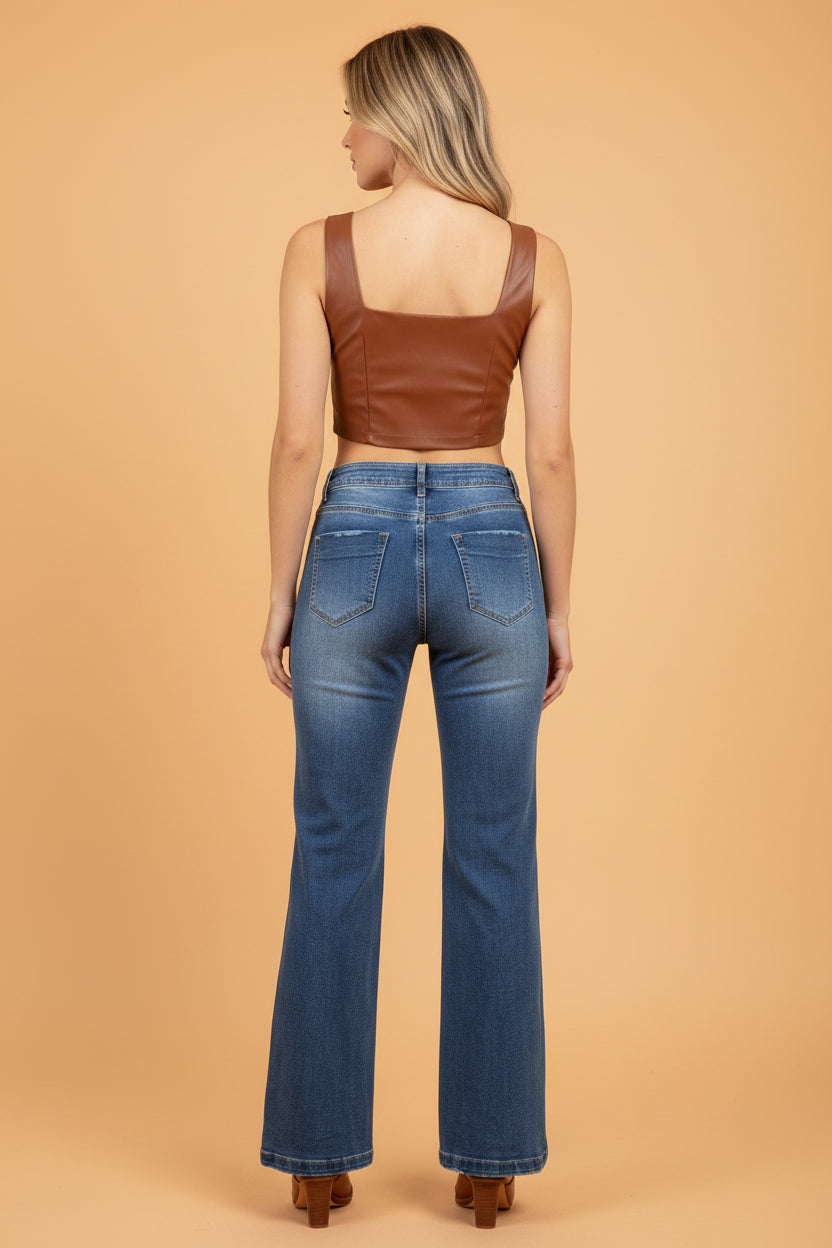 Effortless Straight-Leg Jeans